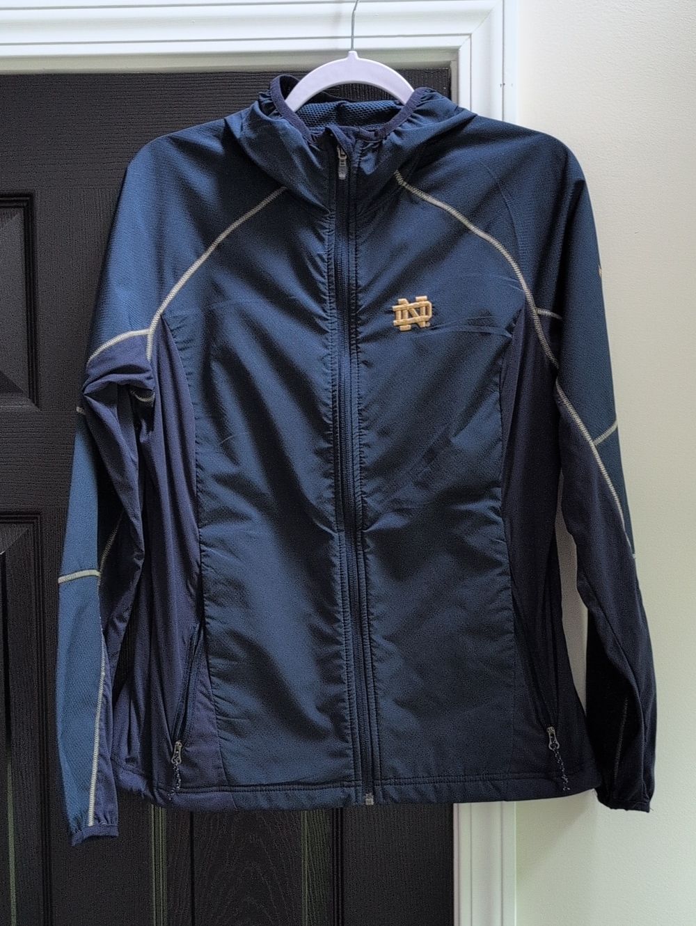 Columbia Navy and Teal Performance Tank Top